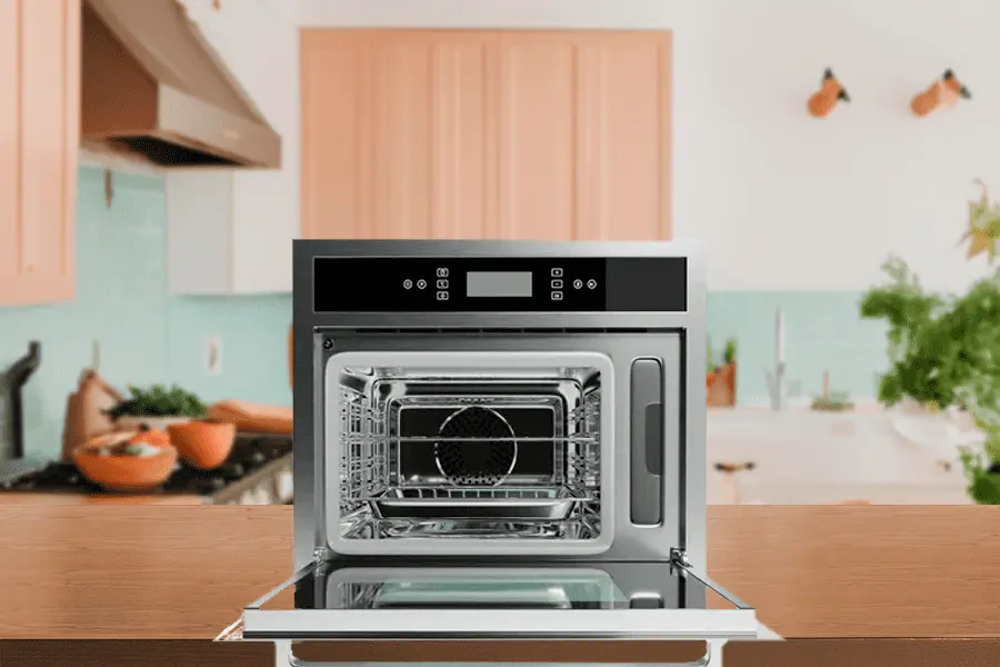 Cocina de hogar mostrando un tipo de horno llamado horno de vapor