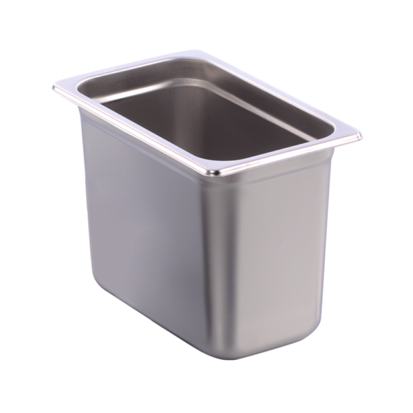 Inserto de Acero Inoxidable Tamaño Cuarto, Altura 6" (12 pzas)